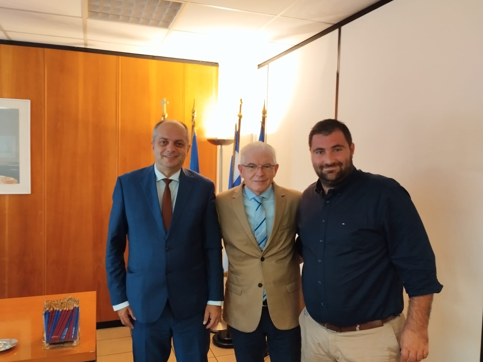 Συνάντηση Καπετάνου με Λυκουρέντζο στον ΕΛΓΑ για τα μέτρα στήριξης των αγροκτηνοτρόφων του Ν.Λάρισας